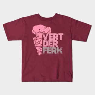 the swedish chef II Vert der ferk funny on t shirt Kids T-Shirt